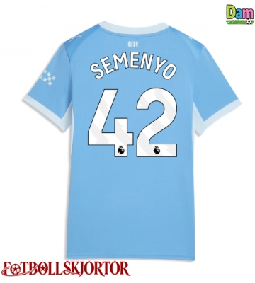 Manchester City Antoine Semenyo #42 Hemmatröja Dam 2026-27 Kortärmad